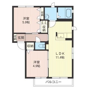 ヴィラエスペランサ　Ａ 202号室