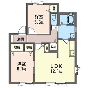 リヴェールⅡ　Ｄ 202号室