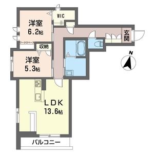 アレスリーベ陣場 301号室