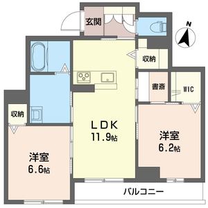 アレスリーベ陣場 303号室