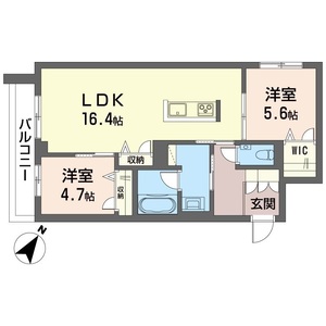 セルディーナ流星台 202号室