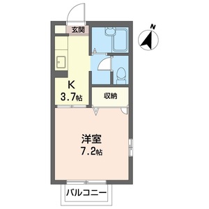 シャテーニュ柴原Ｂ 203号室