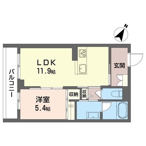 エイチドットファイブ 203号室