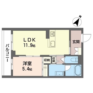 エイチドットファイブ 303号室