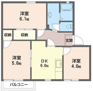 フレグランスＯＫＡＤＡ 205号室
