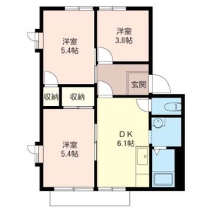 タウンヒル松葉Ｏ 101号室