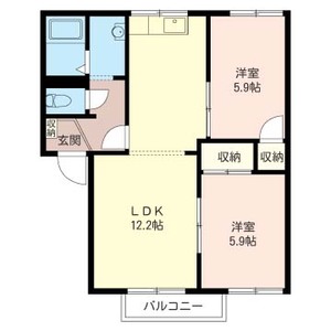 クレセント重興Ａ 202号室