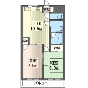 ホークスヒル 402号室