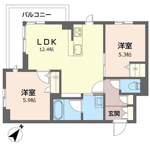 レ・リュイール 201号室