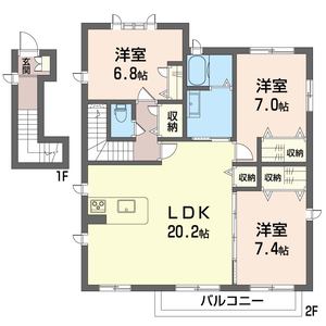 つくばみらい市陽光台住宅 201号室