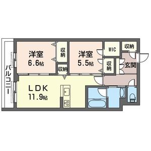グランシャリオ原木中山 203号室