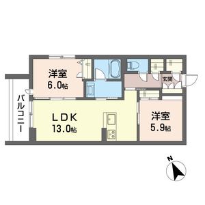 ラ・クラルテ 206号室