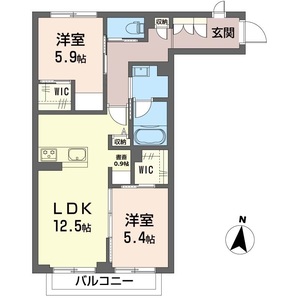 グリナージュ 206号室