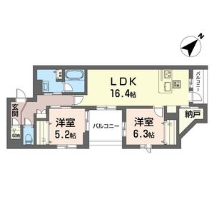 コンフォーザウィン103号室_間取り画像