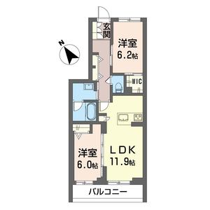 ティエンポ　フェリズ　Ⅰ 105号室