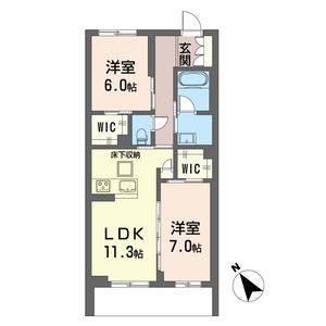 ティエンポ　フェリズ　Ⅰ 107号室