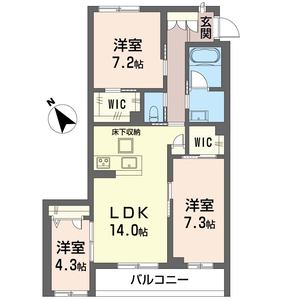 ティエンポ　フェリズ　Ⅰ 108号室