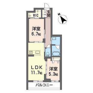 ティエンポ　フェリズ　Ⅰ 407号室