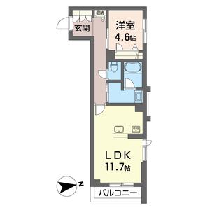 コーディア東船橋 206号室