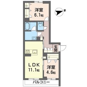 クオリスタ 206号室