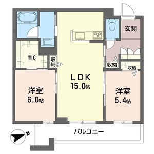 ル　コルヌイエ 102号室