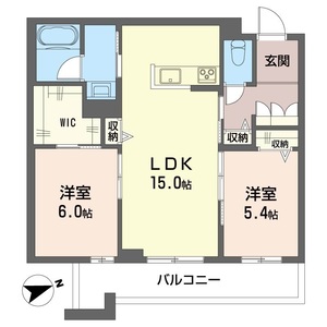 ル　コルヌイエ 402号室