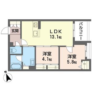 ベンディシオン市川 401号室
