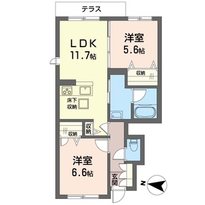 ヒルズ・カエモンＡ 101号室