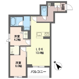 シャーメゾンマコト 402号室