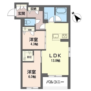 シャーメゾンマコト 406号室