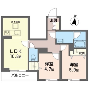コンフォーザ　真間 103号室
