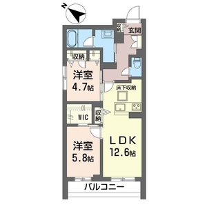 リシェ・フルール 105号室