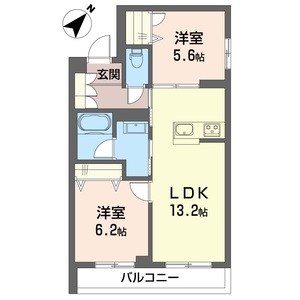 ラフィネⅡ 202号室