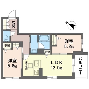 デルフィ淕番館 105号室