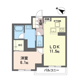 デルフィ淕番館 107号室