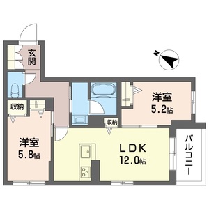 デルフィ淕番館 306号室