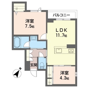 セイル相之川 203号室