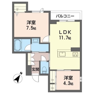 セイル相之川 303号室