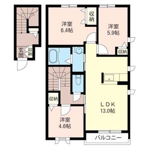 ヴィラＡ 205号室