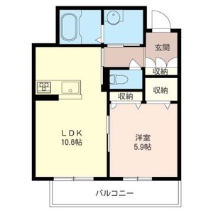 ヴェルデ　Ⅰ 203号室