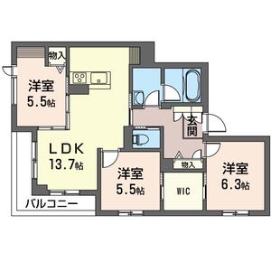 アルベレータⅢ 401号室