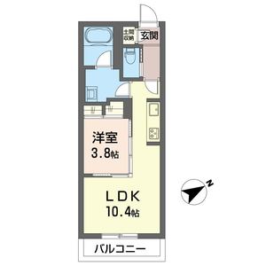クオリスタ都賀 208号室