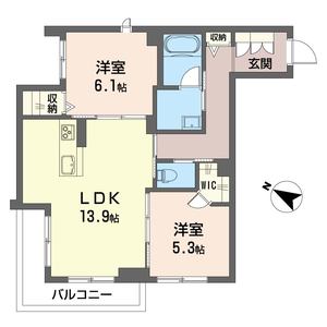 シャルム末広 201号室