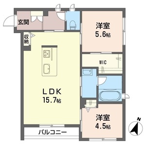 トレーフル 203号室