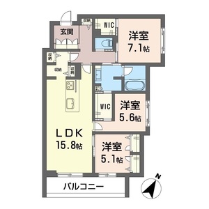 アメジア成田 303号室