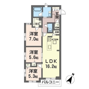 プレヴナンス東町Ⅱ 106号室