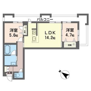 ヴァレンズ・クレシェレ 207号室