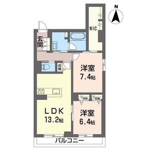 トラストメゾン白木蓮Ⅰ 203号室