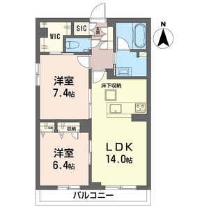 トラストメゾン白木蓮Ⅱ 105号室