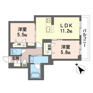 ラフォーレカメリア 202号室